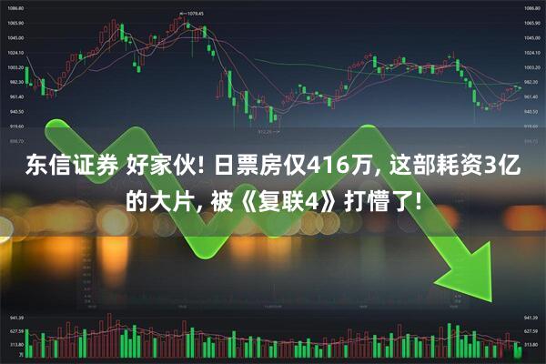 东信证券 好家伙! 日票房仅416万, 这部耗资3亿的大片, 被《复联4》打懵了!